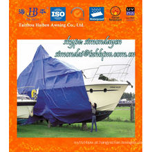 Retardante de incêndio e impermeável Boat Cover PVC Tarpaulin para Barco, Navio